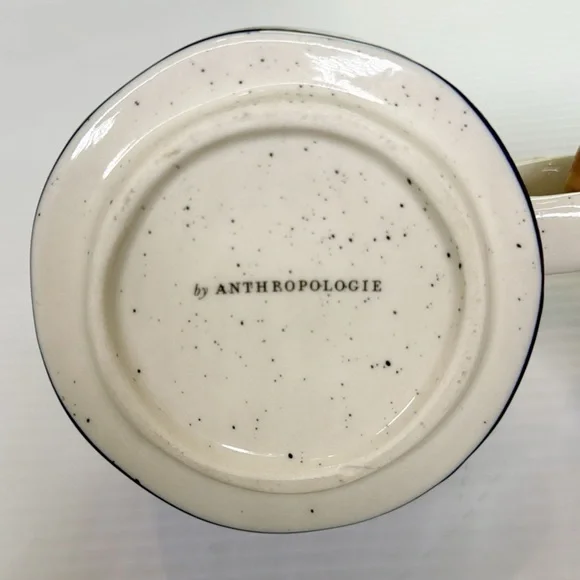 Anthropologie Blockprint - Blue and Yellow Paisley Mug - Picture 7 of 8